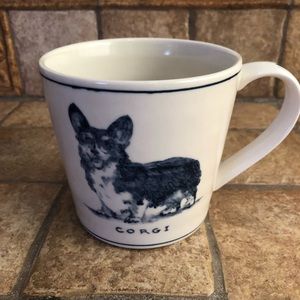 Anthropologie Molly Hatch Icon Corgi Mug